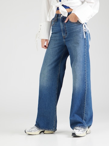 LEVI'S ® Wide leg Jeans 'Ribcage' in Blauw: voorkant