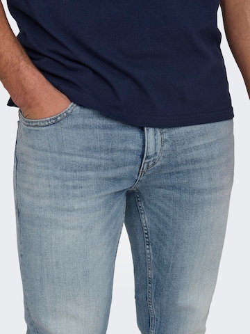 Only & Sons Slimfit Jeans 'Onsloom' in Blauw