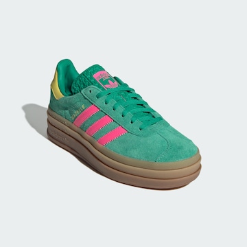 ADIDAS ORIGINALS Trampki niskie 'Gazelle Bold' w kolorze zielony
