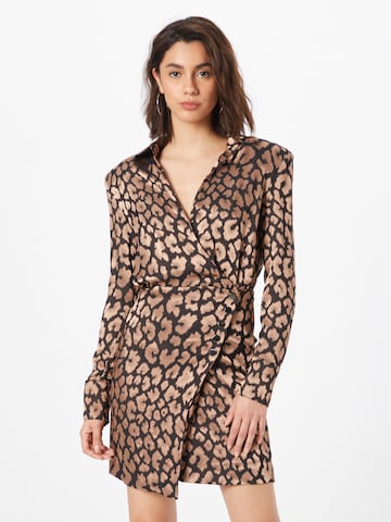 Karen Millen Blousejurk in Beige: voorkant