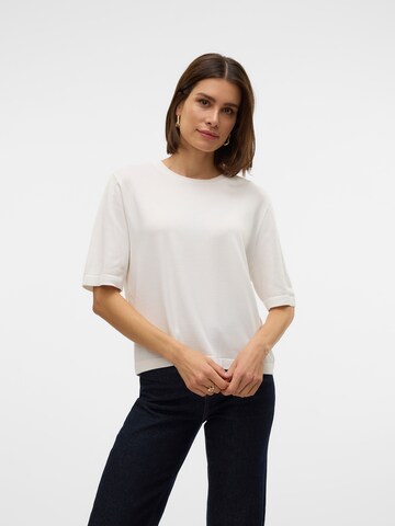 VERO MODA Свитер 'VMSilje' в Белый: спереди