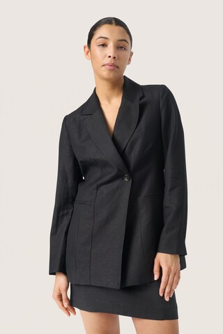 SOAKED IN LUXURY Bleiseri 'Malia' värissä musta: etupuoli