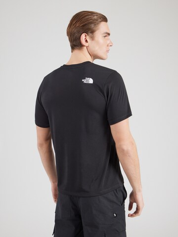 THE NORTH FACE Функциональная футболка 'MOUNTAIN FOUNDATION COORDINATES' в Черный