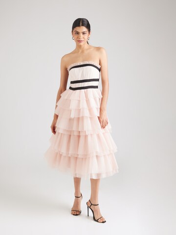True Decadence Kleid in Orange: Vorderseite