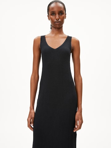 ARMEDANGELS Knit dress 'CINDAA LINO' in Black: front