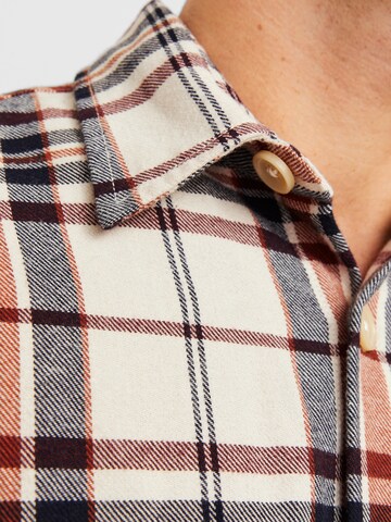 JACK & JONES Rovný strih Košeľa 'JJEDarren' - Hnedá