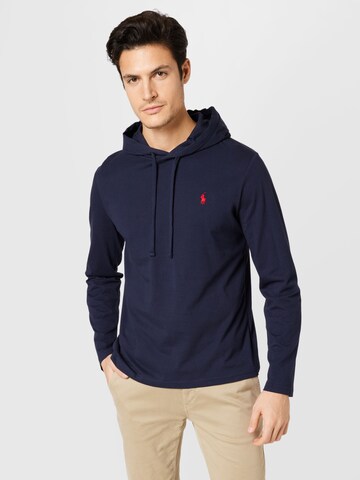 Tricou de la Polo Ralph Lauren pe albastru: față