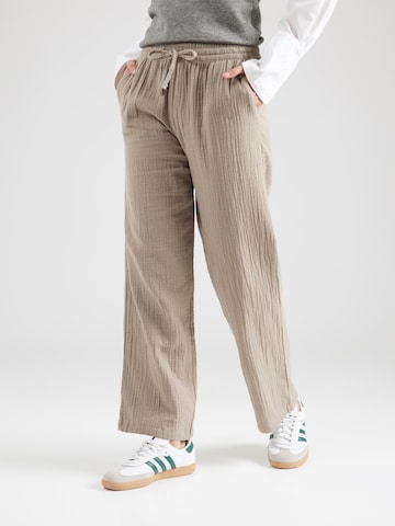 JDY Wide Leg Hose 'JDYTheis' in Braun: Vorderseite