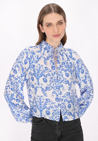 DreiMaster Vintage Блузка в Синий: спереди