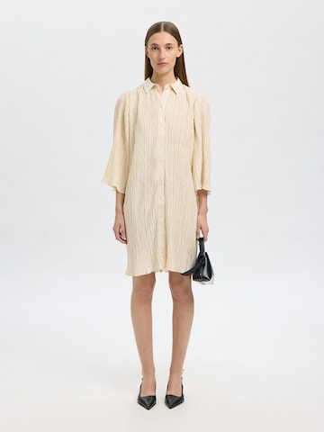 SELECTED FEMME Kleid 'SLFELMA' in Beige: Vorderseite