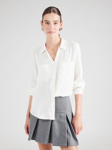 QS Bluse in Beige: Vorderseite