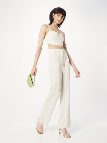 Misspap Regular Pleat-front trousers in Beige