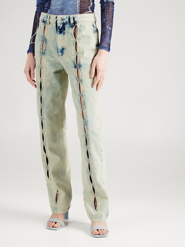 regular Jeans di Chiara Ferragni in verde: frontale
