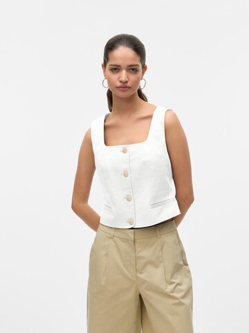 VERO MODA Jakkesætsvest i hvid: forside