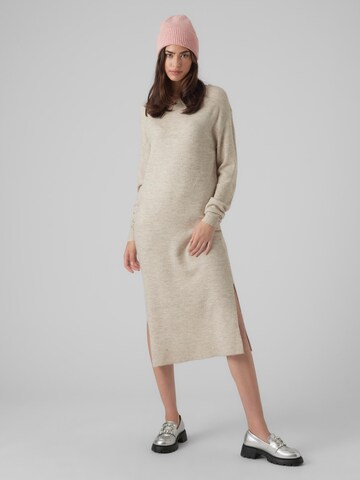 VERO MODA - Vestido de punto 'VMLefile' en beige: frente