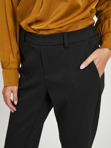 OBJECT Slim fit Pleat-Front Pants 'Lisa' in Black