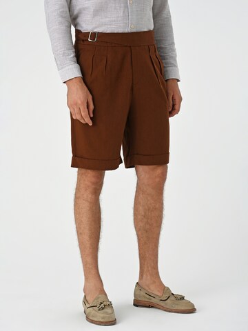 Antioch - regular Pantalón plisado en marrón