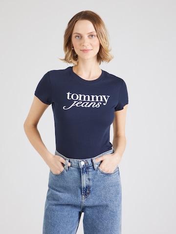Tommy Jeans T-Shirt 'Essential' in Blau: Vorderseite