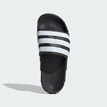 melns ADIDAS ORIGINALS Ādas čības 'Adilette 22'