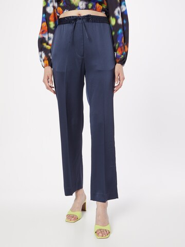 Regular Pantalon à plis 'MEEJA' Tiger of Sweden en bleu : devant