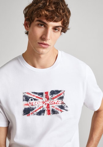 Maglietta 'Clag' di Pepe Jeans in bianco