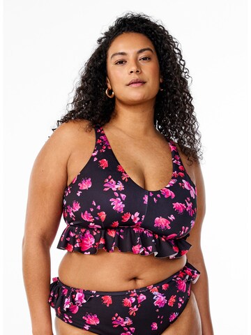 Bustino Top per bikini 'Senya' di Swim by Zizzi in blu: frontale