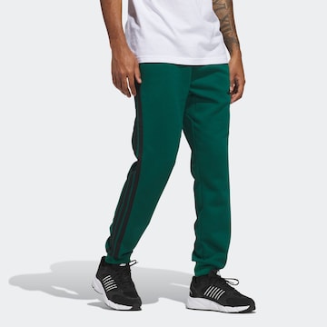 ADIDAS SPORTSWEAR Zúžený Sportovní kalhoty 'Essentials' – zelená