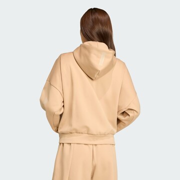 ADIDAS SPORTSWEAR Αθλητική ζακέτα φούτερ 'Z.N.E.' σε μπεζ