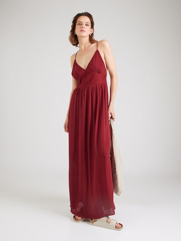 Robe de soirée 'VMGRACE' VERO MODA en rouge : devant