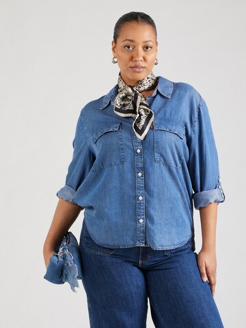 Levi's® Plus Pluus 'Doreen Utility', värv sinine: eest vaates