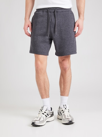 HOLLISTER Regular Trousers in Grey: front