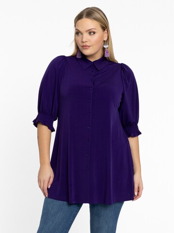YOEK Bluse in Lila: Vorderseite