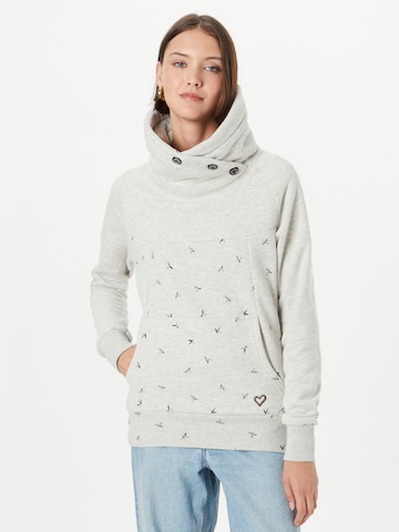 Sweat-shirt 'Violet AK' Alife and Kickin en blanc : devant