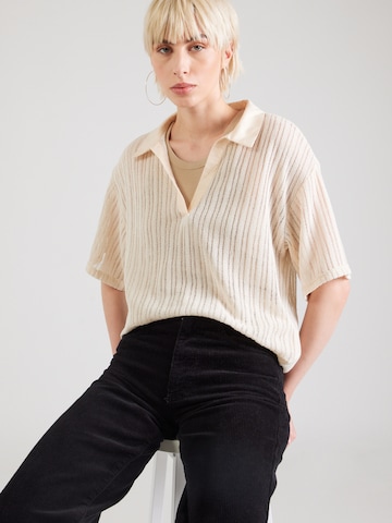 VERO MODA Koszulka 'VMCAILEY' w kolorze beżowy: przód