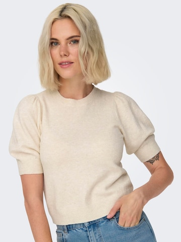 ONLY Sweater 'ONLRICA' in Beige