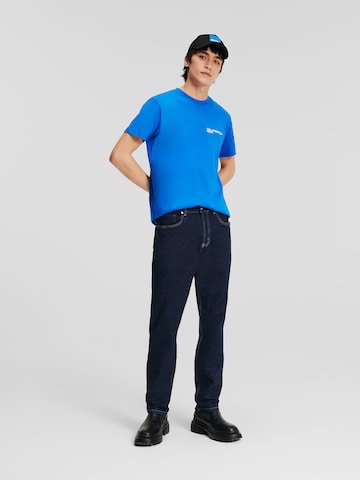 KARL LAGERFELD JEANS Zwężany krój Jeansy w kolorze niebieski