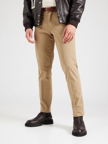 JACK & JONES - Slimfit Pantalón de pinzas 'JPSTOLLIE FRANCO' en beige: frente