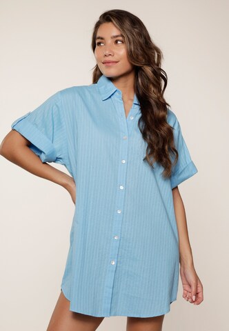 LingaDore Strandkleid in Blau: Vorderseite
