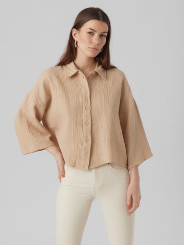 VERO MODA Blúzka 'NATALI' - Béžová: predná strana