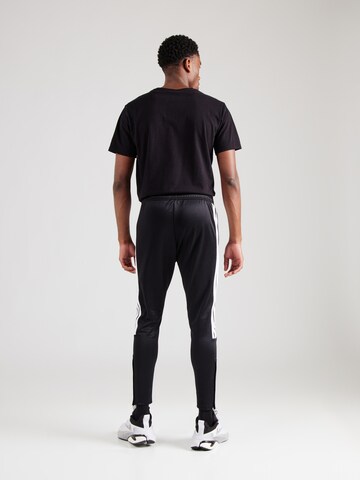 Effilé Pantalon de sport 'TIRO' ADIDAS SPORTSWEAR en noir