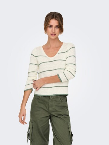 ONLY Sweater 'ONLGeena' in White: front