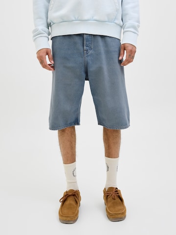 Loosefit Jean 'JJIRON' JACK & JONES en bleu : devant