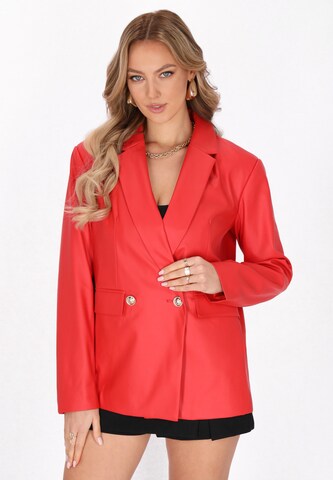 Blazer 'Classy Look' faina en rouge : devant