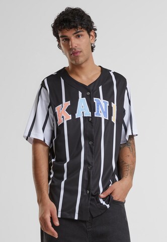 Karl Kani Regular fit Overhemd 'KM241-040-2' in Zwart: voorkant