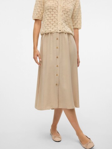 VERO MODA Skirt in Beige