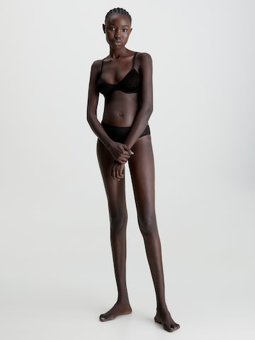 Calvin Klein Underwear T-shirt BH 'Sheer Marquisette' i sort