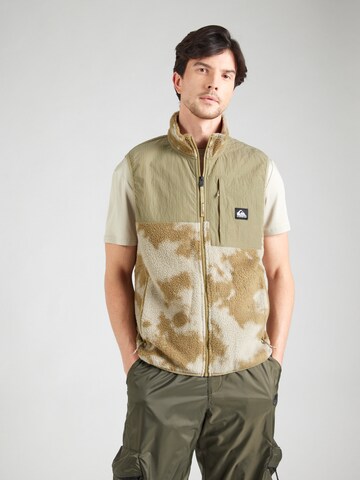 QUIKSILVER Kamizelka sportowa 'CLEAN COAST' w kolorze beżowy: przód