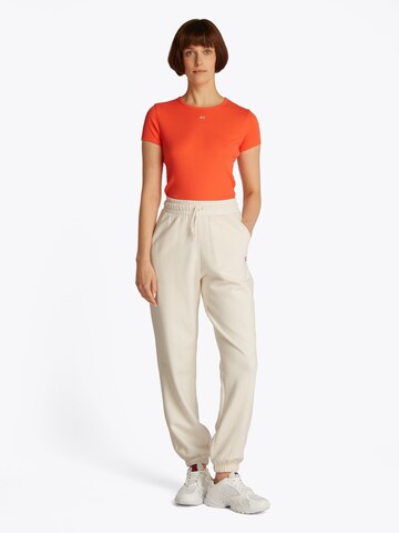 Tommy Jeans Tapered Nadrág - fehér