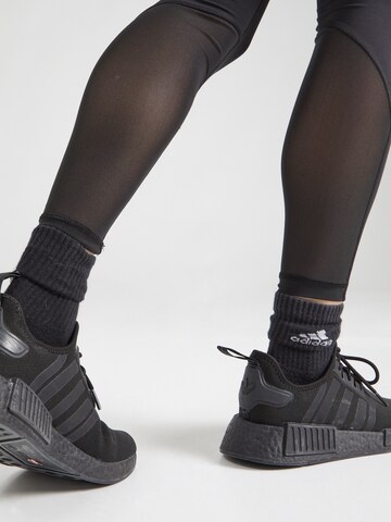 ADIDAS PERFORMANCE Skinny Sportbroek 'Stash' in Zwart