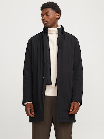 JACK & JONES Overgangsfrakke 'JPRBLARemy' i sort: forside